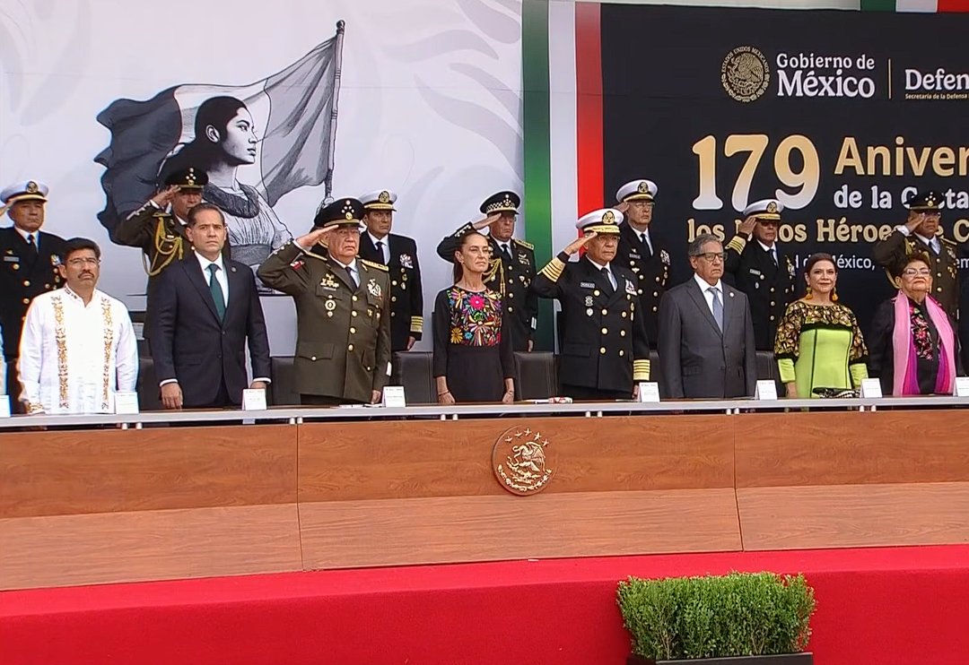 Sheinbaum Encabeza el 179 Aniversario de la Gesta Heroica de los Niños Héroes en Chapultepec